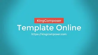 Free Template Online - KingComposer page builder