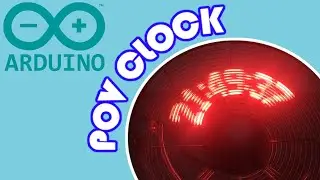 How to create Arduino POV (Persistance Of Vision) clock using the old Fan and DS1307 RTC module
