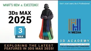 Exploring the Latest Features in 3ds Max 2025! (Malayalam)