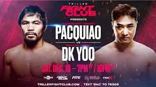 pacquiao vs Dkyoo 시합 직관 후기 | feat : 미공개 스파링 영상