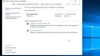 Configurar dirección de red.