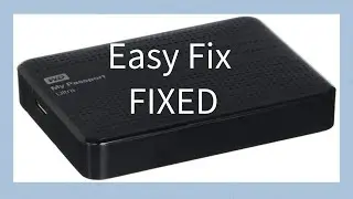 WD External drive - Powe on, light blink but not detected  by Window
