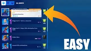 How to Get Mandalorian Bounties / Gold Bars + John Wick Vendor Location Fortnite Season 5