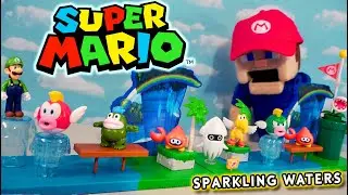 Super Mario Bros Movie Playset - Sparkling Waters Diorama Figures! World of Nintendo 2023