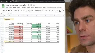 Маркетинговый отчёт в Google Sheets