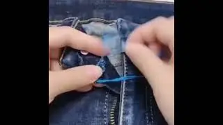 Как починить молнию на джинсах
