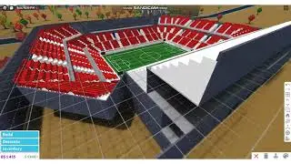 How to build a bloxburg stadium Part 3