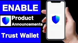 How to enable product announcements on trust wallet account||Unique tech 55