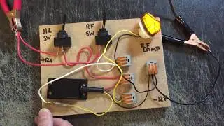 Rear fog module test rig