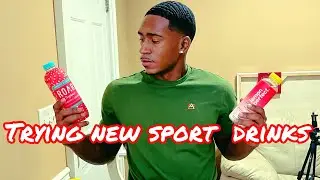 Trying new sport drinks