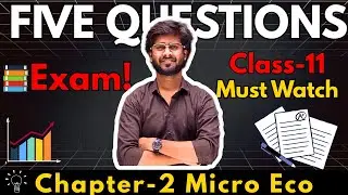 Class 11 Microeconomics Chapter 2 | 5 Important Questions for Exam 2025 | CBSE Board