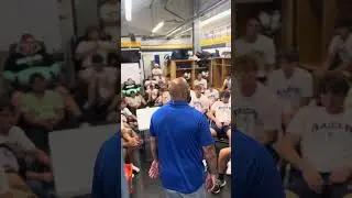 Doc Conte motivating the Raiders!