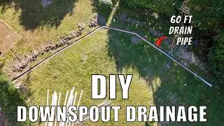 The perfect downspout drainage system