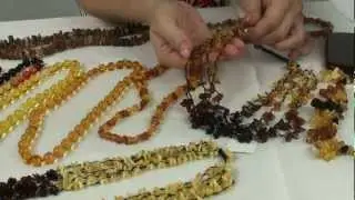 Бусы из янтаря