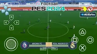 Main eFootball PES 2024 PPSSPP Android Liga Indonesia & Liga Eropa Full Transfers 23/24