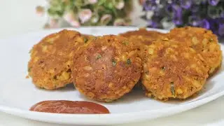 स्कूल और कॉलेज जानेवाले बच्चो के लिए प्रोटीन से भरपूर नास्ता Tikki recipe