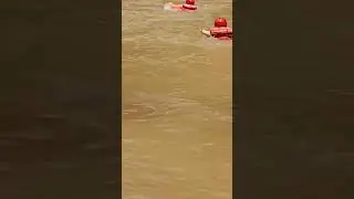 River Rafting - Swimming For The Raft