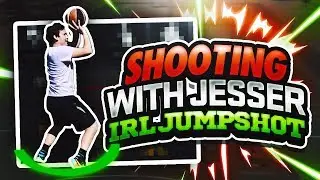 SHOOTING WITH JESSERTHELAZER'S IRL JUMPSHOT IN NBA 2K17!! IMPOSSIBLE TO HIT FROM DEEP!