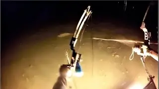 Bowfishing Carp At Night 2017! - WARNING Massive Buffalos SHOT!