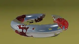 Blender geometry nodes - Hard on the outside, soft on the insde (3.2 alpha)