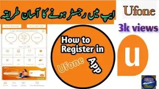 my ufone app account banane ka tarika|how to make ufone app account
