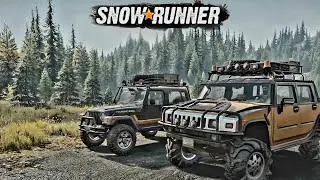 SnowRunner- MultiPlayer CO OP Extreme OffRoad | Hummer Jeep