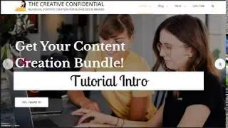 Content Creation Bundle - Video Tutorial