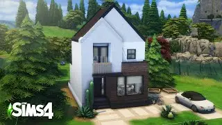 Scandinavian Modern Family Home | Speed Build | No CC | The Sims 4 | Ambient Music