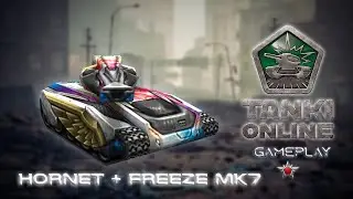 Tanki Online Gameplay #3 - Freeze - Hornet Mk7 20/20 - Team Pointers - Adrenalin Augment