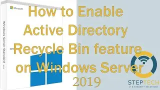 14 How to Enable Active Directory Recycle Bin feature on Windows Server 2019_Kurdish