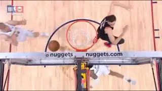 Nuggets Gary Harris Hits Near Impossible Reverse Layup on Blazers