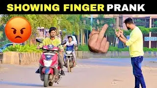 Showing Finger Prank | Part 10 | Prakash Peswani Prank |
