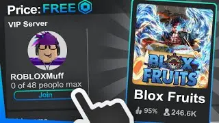 ROBLOX BLOX FRUITS  FREE VIP SERVERS! 2022