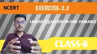 Exercise-2.3 complete class-8 by faizan ul hasan #themathematicsguru