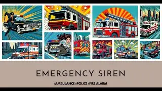 EMERGENCY SIRENS l Ambulance Sound l Police Siren Sound l Fire Alarm #foley #ambulance #police