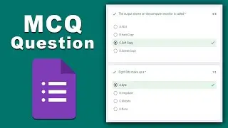 How to create MCQ question paper in google forms