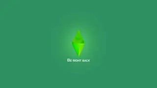 [FREE DOWNLOAD] Be Right Back Screen | Sims 4 Stream Overlay (Basic Version)