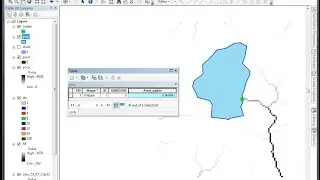 Catchment area using ArcGIS
