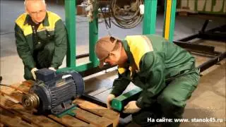 Инструкция по сборке и настройке ленточной пилорамы "Тайга" с электроприводом (видео)