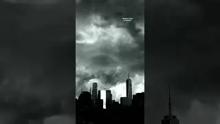 Footage & the photograph - gorgeous storm clouds over NYC