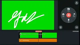 How to add Writing Signature Effects in Kinemaster | Handwriting Effect in kinemaster