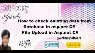 How to check existing email from database while inserting new records | Image upload in asp.net C#