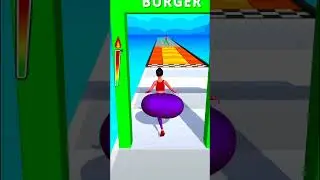 twerk run 3d part 01🔫 Android x ios mobile gameplay funny video #funny