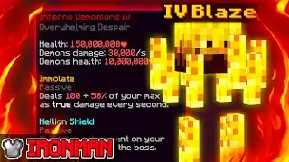 Taking on the STRONGEST BOSS in the game... (Hypixel Skyblock Ironman) Ep.476