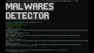 Đồ án chuyên ngành ATTT - Malwares Detector (python, yara, mysql)