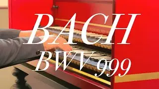Bach - Prelude in C Minor BWV 999 | Baroque Music