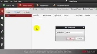 Cómo configurar el sistema de control de acceso en el cliente iVMS 4200