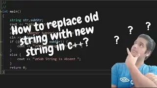 How to replace old word with new word from string in c++ | String Replacement | C++