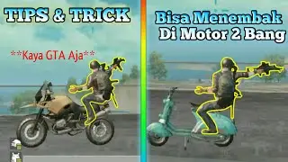 TIPS & TRICK MEMEGANG SENJATA DI MOTOR 2 BANG || PUBG MOBILE INDONESIA