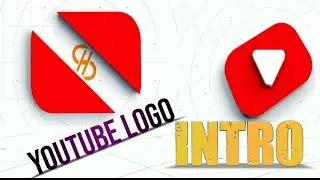 how to make a youtube logo intro phone || how to make a simple youtube intro || simple youtube intro